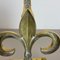 Hollywood Regency Brass French Lily Door Stopper Object, France, 1970s, Image 17