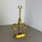Hollywood Regency Brass French Lily Door Stopper Object, France, 1970s, Image 4