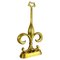 Hollywood Regency Brass French Lily Door Stopper Object, France, 1970s, Image 1