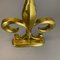 Hollywood Regency Brass French Lily Door Stopper Object, France, 1970s 12