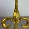 Hollywood Regency Brass French Lily Door Stopper Object, France, 1970s 10