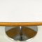 Modern Italian Round Coffe Table in White Wood and Metal, 1980s 8