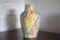 Large Art Deco Pastel Coloured Foliate Vase by Kensington Pottery 2