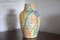 Große Art Deco Vase in Pastellfarbenem Blattwerk von Kensington Pottery 3