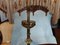 Vintage Gothic Revival Brass Altar Sticks, Set of 2 4