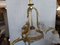 Lámpara de araña francesa de latón fundido, años 20, Imagen 3