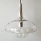 Space Age Pendant Light in Glass and Steel for Peill & Putzler, 1960s, Image 9