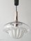 Space Age Pendant Light in Glass and Steel for Peill & Putzler, 1960s 6