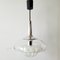 Space Age Pendant Light in Glass and Steel for Peill & Putzler, 1960s 1