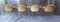 Sillas de comedor con carcasa de fibra de vidrio de tapicería naranja y base en H de Hermann Miller, años 70. Juego de 4, Imagen 7