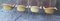 Sillas de comedor con carcasa de fibra de vidrio de tapicería naranja y base en H de Hermann Miller, años 70. Juego de 4, Imagen 9