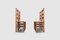 Sillas de comedor de roble y mimbre de Georges Robert, Francia, años 60. Juego de 4, Imagen 7