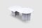 White Carrara Marble Teardrop Side Tables, Germany, 1970s, Set of 2, Image 5