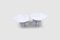 White Carrara Marble Teardrop Side Tables, Germany, 1970s, Set of 2 4