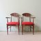 Vintage Portuguese Armchairs in Sucupira Wood, 1950s, Set of 2 9