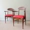 Vintage Portuguese Armchairs in Sucupira Wood, 1950s, Set of 2 2