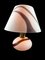 Lámpara de mesa grande de cristal de Murano de dos tonos, años 70, Imagen 3