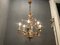 Ceramic Gold Gilded Chandelier, 1940s, Image 2