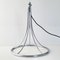 Lámpara de mesa vintage de acero cromado, años 70, Imagen 1