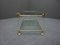 Regency Acrylic Glass and Brass Side Table, 1970s 2