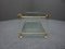 Regency Acrylic Glass and Brass Side Table, 1970s, Image 2