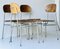 Vintage School Chairs, Set of 6, Image 6