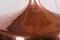 Lámpara colgante danesa de cobre martillado, años 50, Imagen 8