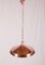 Danish Hammered Copper Pendant, 1950s 4