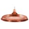 Lámpara colgante danesa de cobre martillado, años 50, Imagen 2