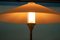 Lampes de Bureau Champignon avec Abat-Jour en Verre, Set de 2 11