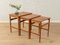 Tavolini ad incastro di Hans J. Wegner per Andreas Tuck, anni '60, set di 3, Immagine 2