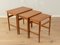 Nesting Tables by Hans J. Wegner for Andreas Tuck, 1960s, Set of 3 1