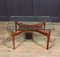 Danish Rosewood and Glass Coffee Table by Sven Ellekaer for Christian Linneberg, Image 4