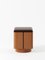 Various Positions Nightstand in Walnut and Oak by Master Studio for Lemon 1