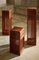 Tall Riviera Plinth in Oiled African Mahogany by Yaniv Chen for Lemon 5