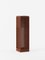 Tall Riviera Plinth in Oiled African Mahogany by Yaniv Chen for Lemon 3