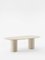 Ashby Oval Table in Travertine by Kevin Frankental for Lemon 2