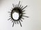 Vintage Metal Sunburst Mirror, 1970s, Image 1