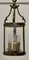 French Art Deco Brass Glass Lantern Hall Light, 1960s, Image 2