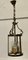 French Art Deco Brass Glass Lantern Hall Light, 1960s, Image 3