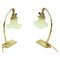 Art Deco Table Lamps with Opaline Glass Shades, Vienna, 1920s, Set of 2, Image 10