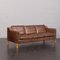 Vintage Brown Aniline Leather Sofa by Stouby, Denmark, 1970s, Image 3