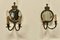 Regal Girandole Wall Mirror Sconces in Brass, Set of 2, Image 1