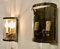 French Twin Light Convex Wall Lanterns in Brass, 1960s, Set of 2 4