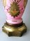 Napoleon III French Lamp in Hand-Painted Opaline Glass, 1880s, Image 15