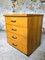 Mid-Century Oak Storage Cabinet on Wheels, 1960s 16