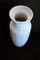 Vintage German Ceramic Vase with Stylized Flower Decor and White Glaze by Scheurich, 1970s, Image 3