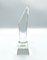 Lead Crystal Glass Obelisk from Desna, Czech Republic, 1980s 4