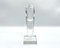 Lead Crystal Glass Obelisk from Desna, Czech Republic, 1980s 8