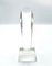 Lead Crystal Glass Obelisk from Desna, Czech Republic, 1980s 3